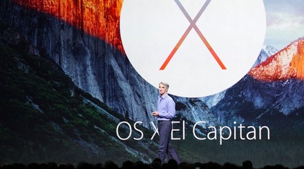 Mac向けOS Xの次期バージョン「El Capitan」発表（ライブ配信のキャプチャ）