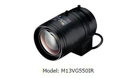 同社の5-50mmバリフォーカルレンズは、近赤外対応の本製品が追加されたことで、可視光用（SD/メガピクセル用）との3製品となった（画像は同社リリースより）。