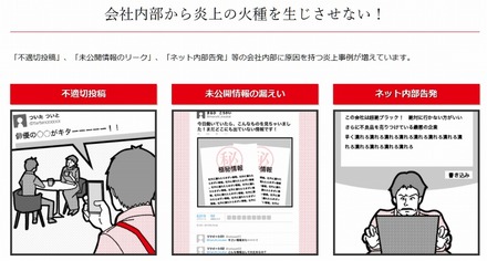 ソーシャル炎上のイメージ（サイトより）