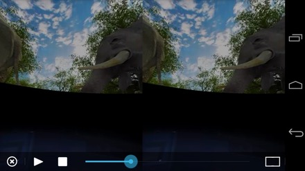 パノラマ動画の再生イメージ