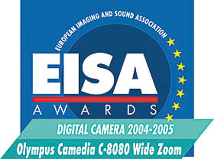 　オリンパスのデジタルカメラ「CAMEDIA」シリーズの最上位機種「CAMEDIA C-8080 Wide Zoom」が、「EISA ヨーロピアン デジタルカメラ オブ ザ イヤー 2004-2005」を受賞した。