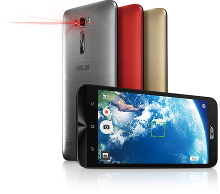 レーザーオートフォーカス搭載のSIMフリースマートフォン「ZenFone 2 Laser」（ZE601KL）