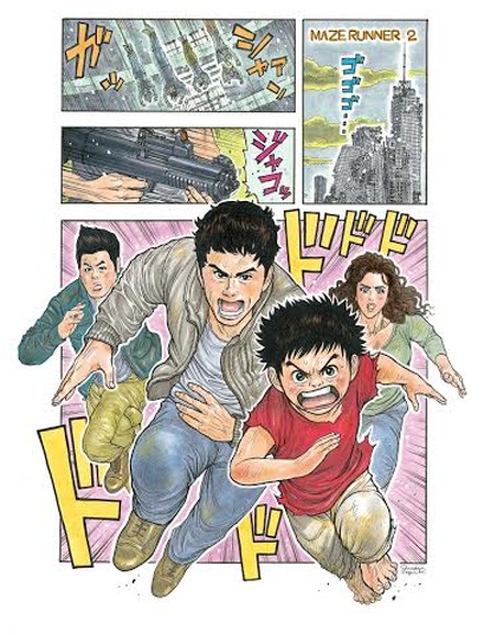 「囚人リク」×「メイズ・ランナー2：砂漠の迷宮」コラボイラスト