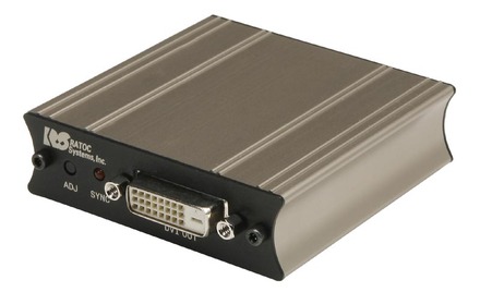 REX-VGA2DVIのテレビ・ディスプレイ接続側