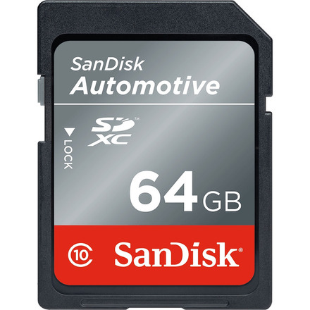 車載用SDカード「SanDisk Automotive」シリーズはAEC-Q100認証を取得。自動車市場で求められる信頼性、品質、温度に対する要求を満たしている（画像はプレスリリースより）