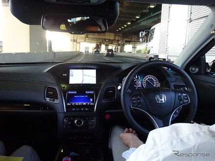ホンダ、自動運転実験車を首都高で公開（参考画像）