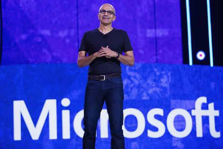 Microsoftのサティア ナデラCEO（c）Getty Images