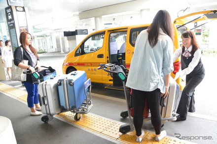 羽田空港国際線ターミナルタクシー乗り場(参考画像)