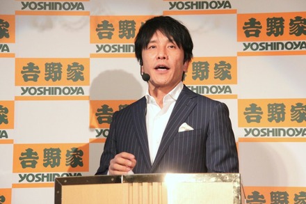 吉野家 代表取締役社長の河村泰貴氏