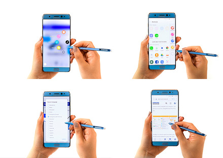 サムスン、防水・防塵・虹彩認証に対応したペン付属の新型スマホ「Galaxy Note 7」発表