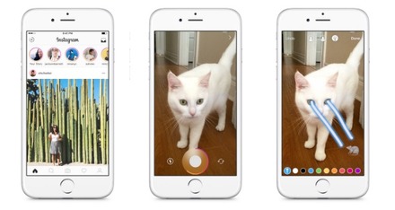 Instagram、新機能「Instagram Stories」を追加……より気軽に投稿ができるように