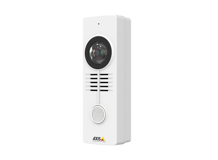 「AXIS A8105-E」ネットワークビデオドアステーションはドアホン、IPカメラ、ドアの開閉機能を一体化したユニット。幅48mmと小型なので限られたスペースに設置可能（画像はプレスリリースより）