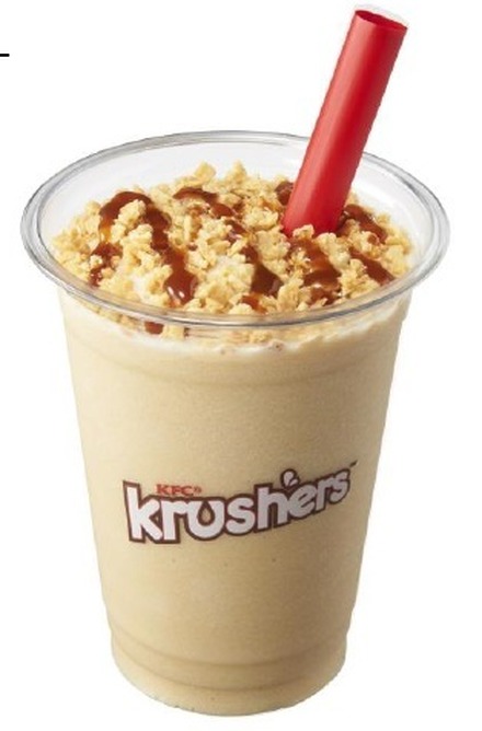 ケンタッキー、新フレーバー「Krushers　キャラメルクランチ」発売