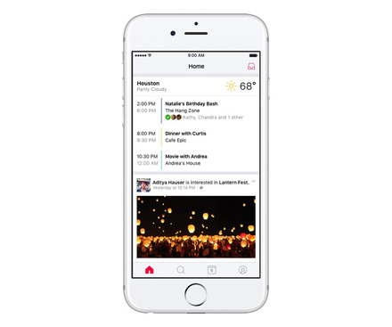 Facebook、イベントの検索や共有が容易になるアプリ「Events」をリリース
