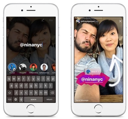 Instagram、「ストーリーズ」機能を強化!「ブーメラン」アプリへの直接遷移やメンションに対応