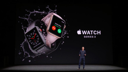 Apple、LTE通信も可能な「Apple Watch Series 3」を発表！