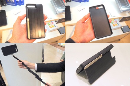 STIK boxは、自撮り棒を収納可能なiPhone 7/ 7 Plus用ケース。予想価格は4,000円ほど