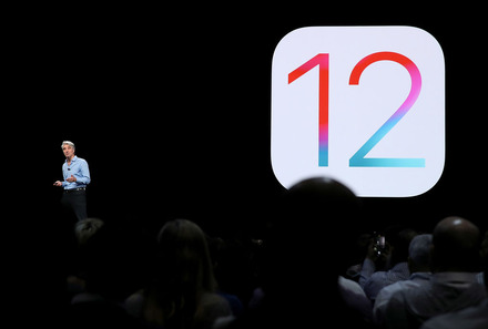 iOS 12を発表した。（c）GettyImages
