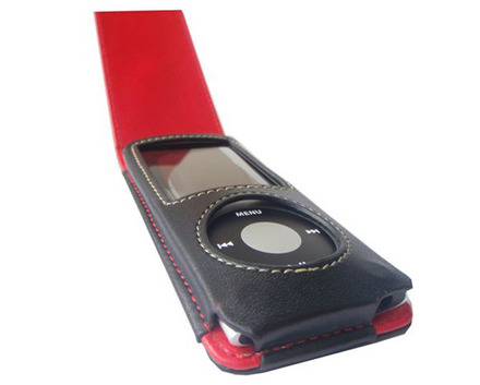 Leather Case for 4th iPod nano/使用例
