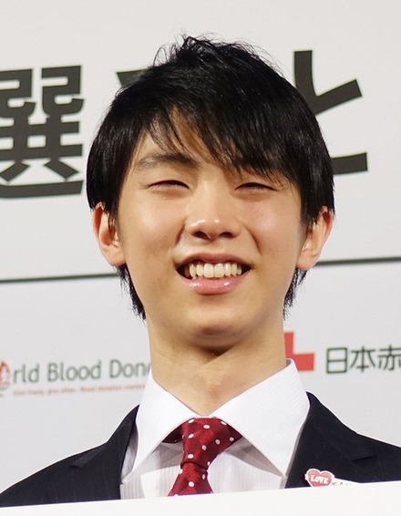 羽生結弦選手【写真:田中】