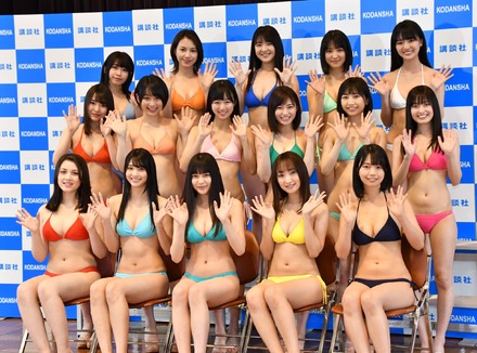 「ミスマガジン2019」ベスト16お披露目イベント【写真：竹内みちまろ】