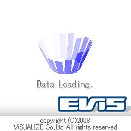 「EViS」起動画面