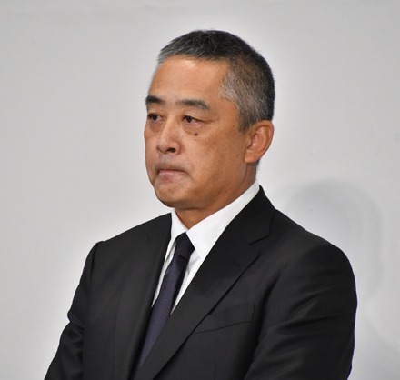 吉本興業・岡本昭彦社長記者会見【写真：竹内みちまろ】