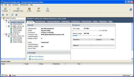 Veritas Cluster Server for VMware ESX