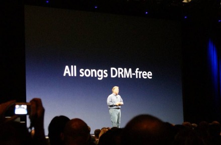 iTunes Storeの全楽曲DRMフリー化が発表された瞬間