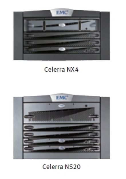 【上】EMC Celerra NX4【下】EMC Celerra NS20