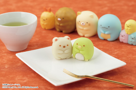 「すみっコぐらし」しろくま&ぺんぎん?が和菓子に