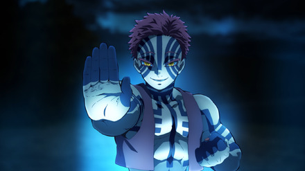 鬼滅の刃　場面写ブロマイドくじ　無限列車編　煉獄杏寿郎　炭治郎　猗窩座 Collectible Cards/Card]Illustration card - Demon Slayer