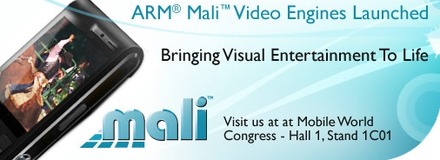 同社サイトに掲示されているARM Maliのバナー