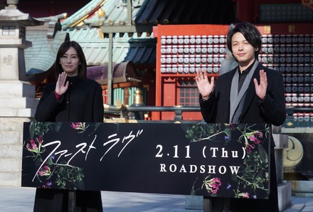 北川景子、中村倫也【写真:竹内みちまろ】