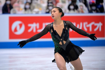 坂本花織(Photo by Koki Nagahama - International Skating Union/International Skating Union via Getty Images)