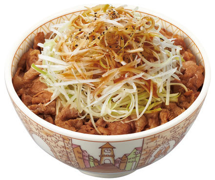 白髪ねぎ牛丼