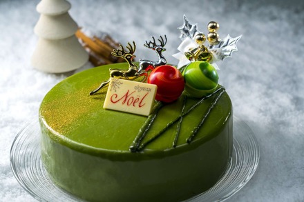 京都宇治の老舗茶舗「京はやしや」が宇治抹茶を贅沢に使用したクリスマスケーキ