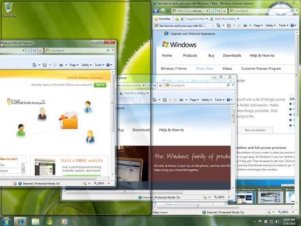 Windows 7の画面イメージ