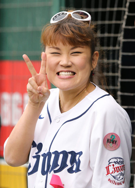 山田邦子 (Photo by Sports Nippon/Getty Images)