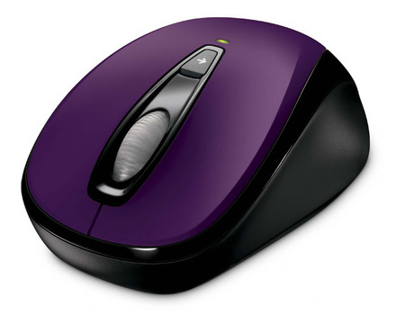 Microsoft Wireless Mobile Mouse 3000（メタリック パープル）
