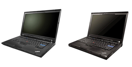 ThinkPad R500【左】/ ThinkPad R400【右】