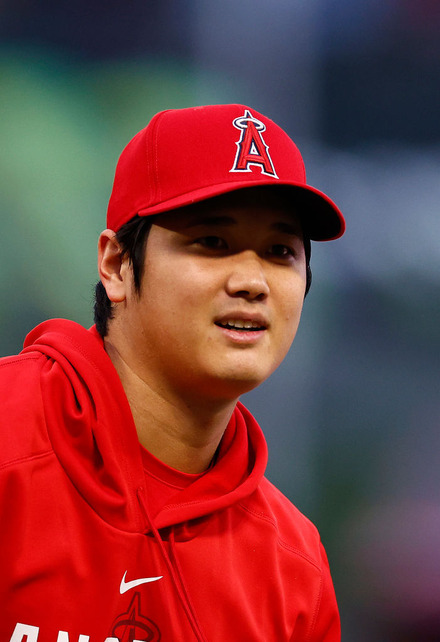 大谷翔平 (Photo by Ronald Martinez/Getty Images)