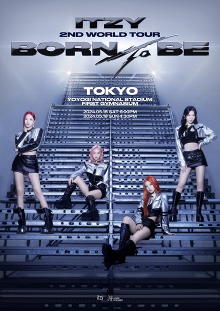 ITZY、5月に日本公演が決定！2度目のワールドツアー「BORN TO BE」開催を発表