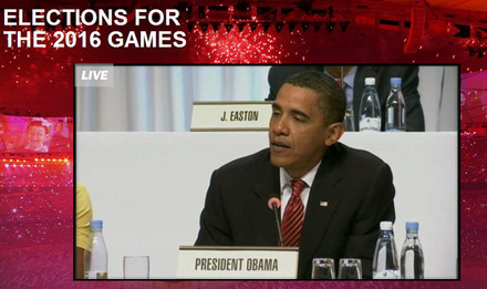 IOC総会出席のオバマ米大統領
