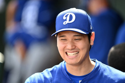 大谷翔平（Photo by Norm Hall/Getty Images）