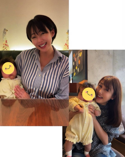 安めぐみ、第2子妊娠中の井上和香＆次女との写真公開「たくさん笑って帰りました笑」