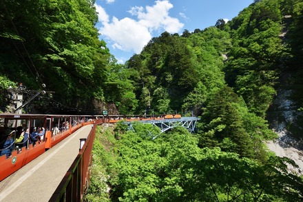 トロッコ電車で行く黒薙温泉満喫噴泉見学ツアー