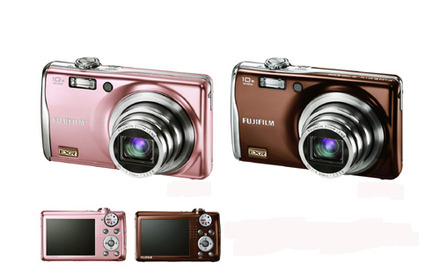 富士フイルム、コンパクトデジカメ「FinePix F70EXR」に新色のピンク