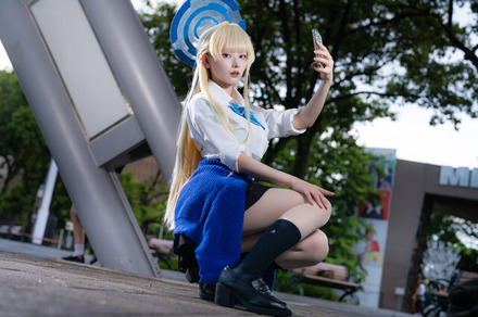 ブルーアーカイブ ブルアカ コスプレ 飛鳥馬トキ 同人ポリス衣装