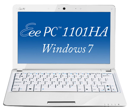 「Eee PC 1101HA-WP」（パールホワイト）